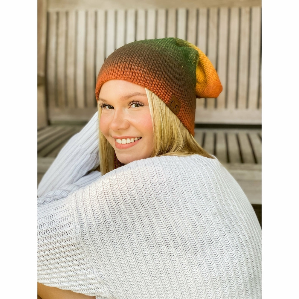 Unisex Ombre Cuffed C.C Beanie